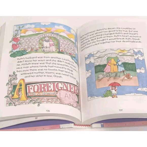 Little Girls Bible Storybook for Mothers and Daughters by Carolyn Larsen, 2006 - Picture 7 of 15